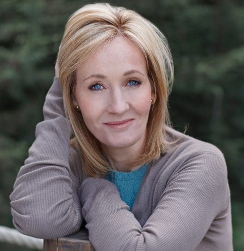 One of the most successful female writers of all time, J.K. Rowling.